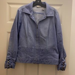 Chico’s Lavender Jean Jacket